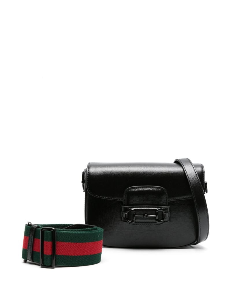 Black Small Horsebit 1955 Cross Body Bag