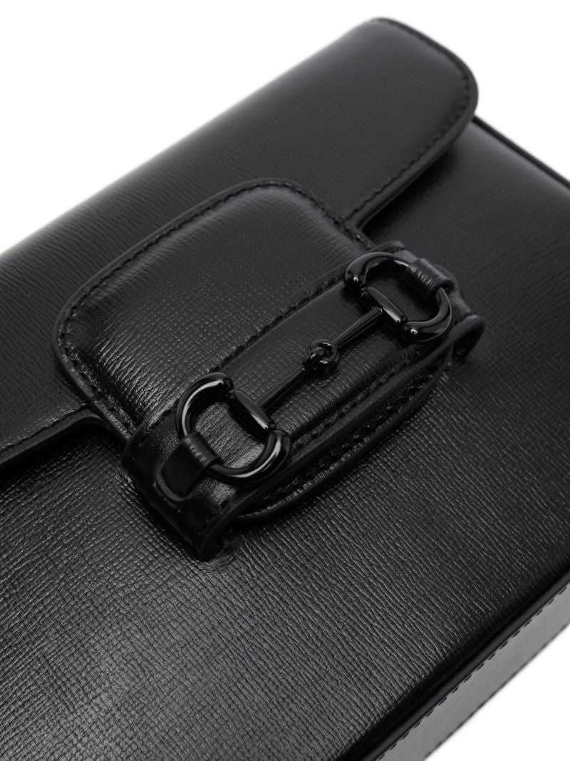 Black Small Horsebit 1955 Cross Body Bag
