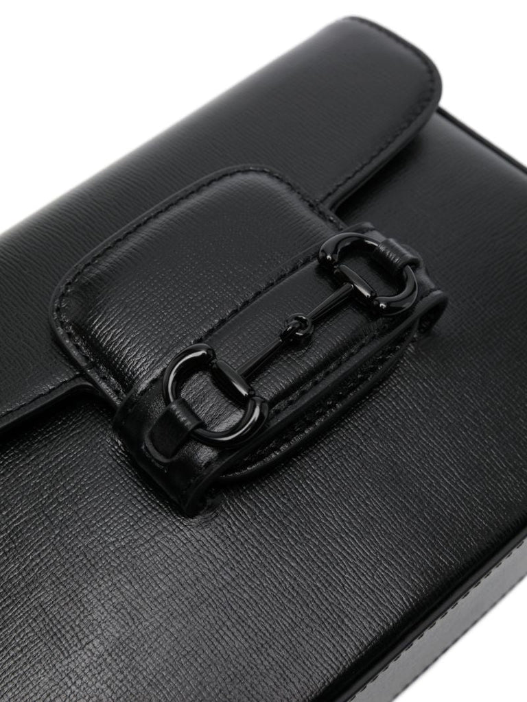 Black Small Horsebit 1955 Cross Body Bag
