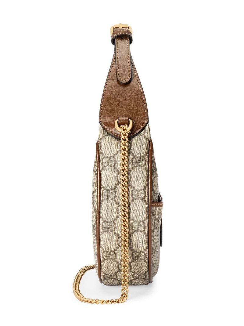 Neutral Gg Half-moon Mini Bag