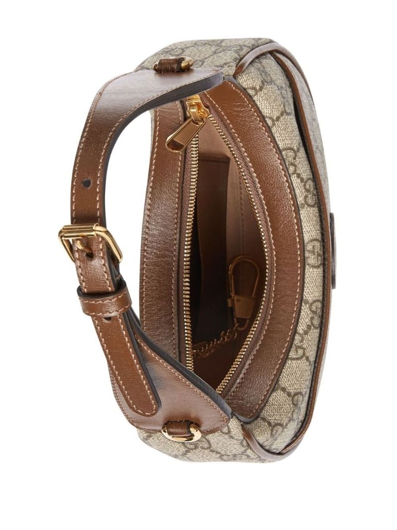 Neutral Gg Half-moon Mini Bag