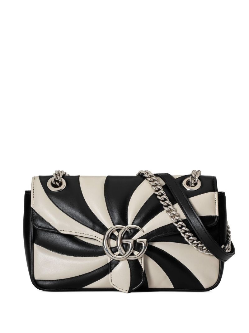 Black Small Gg Marmont Shoulder Bag