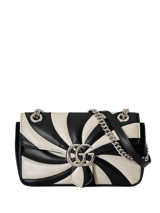 Black Small Gg Marmont Shoulder Bag