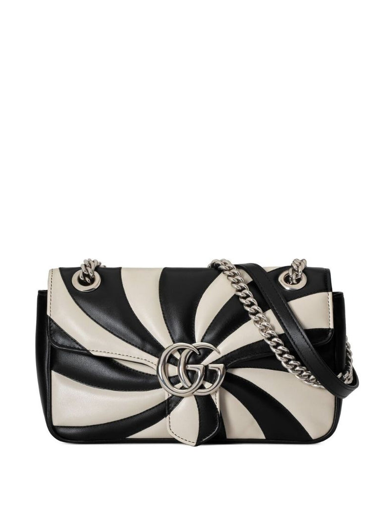 Black Small Gg Marmont Shoulder Bag