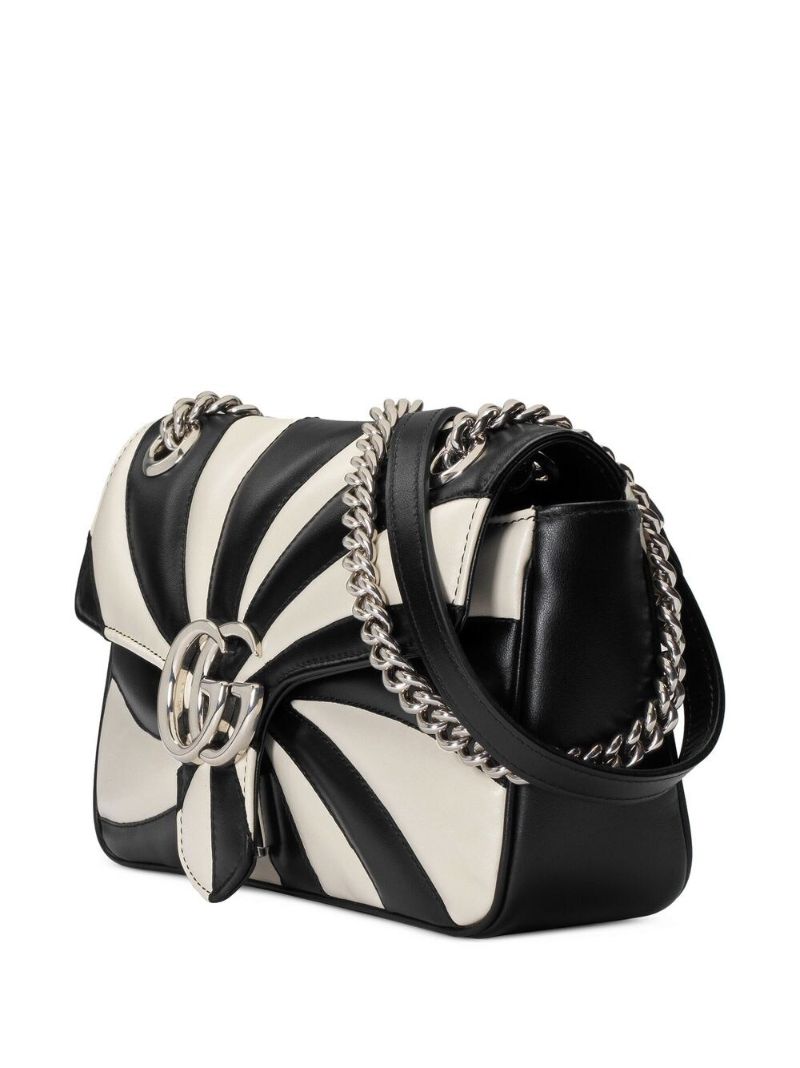 Black Small Gg Marmont Shoulder Bag