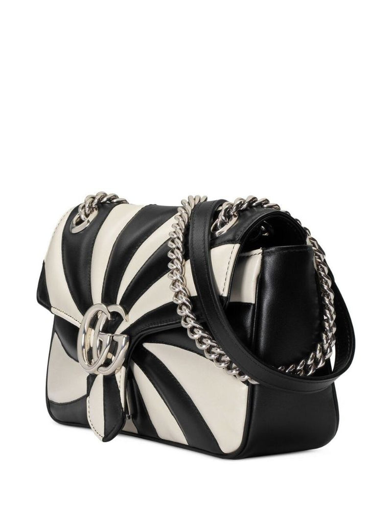Black Small Gg Marmont Shoulder Bag
