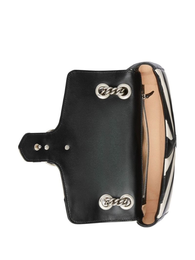 Black Small Gg Marmont Shoulder Bag