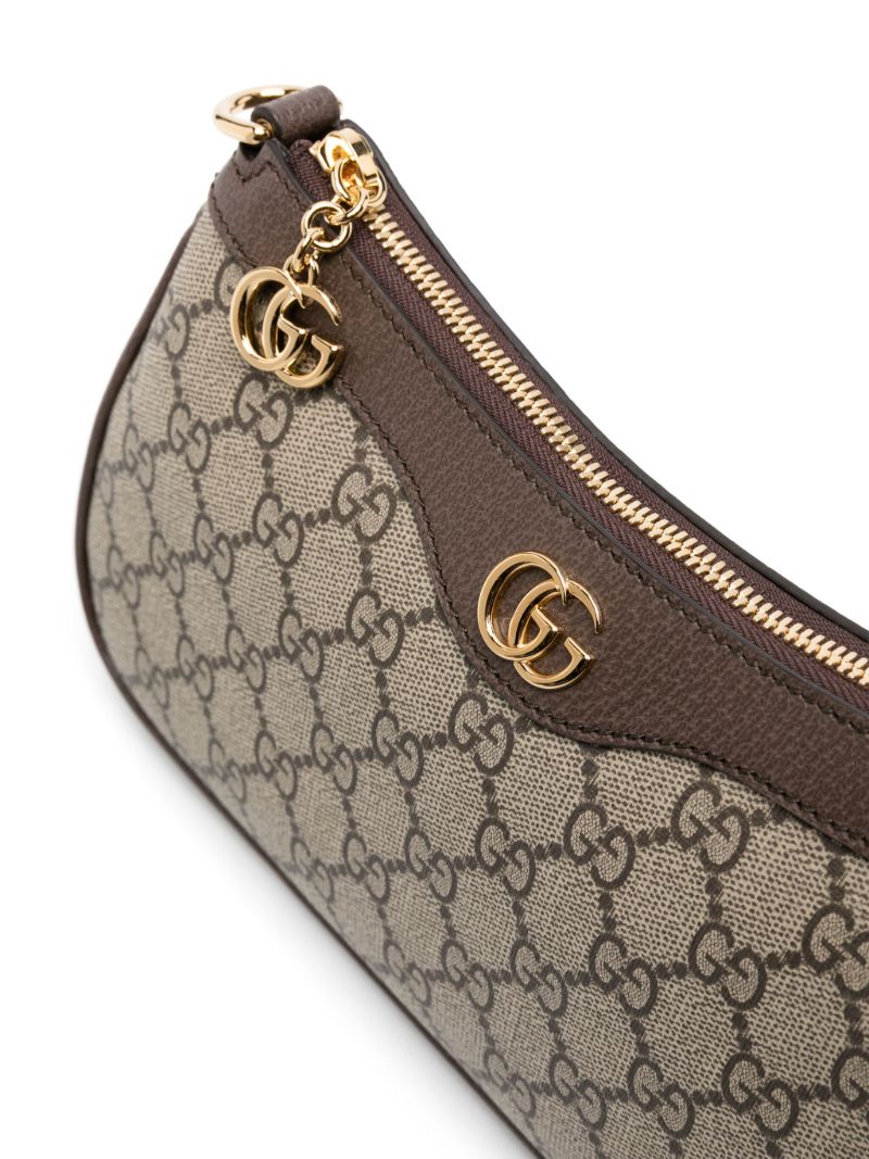 Neutral Small Ophidia Shoulder Bag