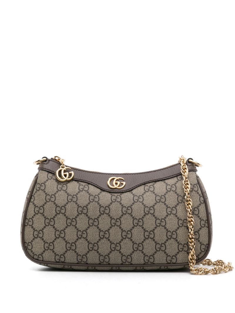 Neutral Small Ophidia Shoulder Bag