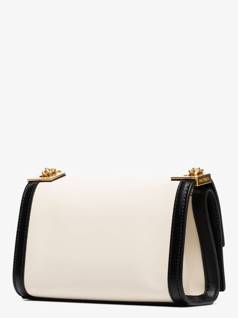 Black and White 1945 Small Leather Shoulder Bag