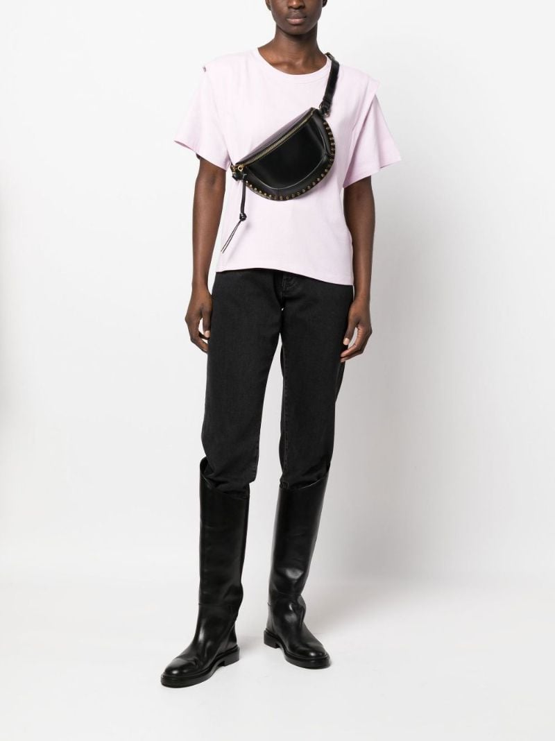 Black Skano Leather Belt Bag