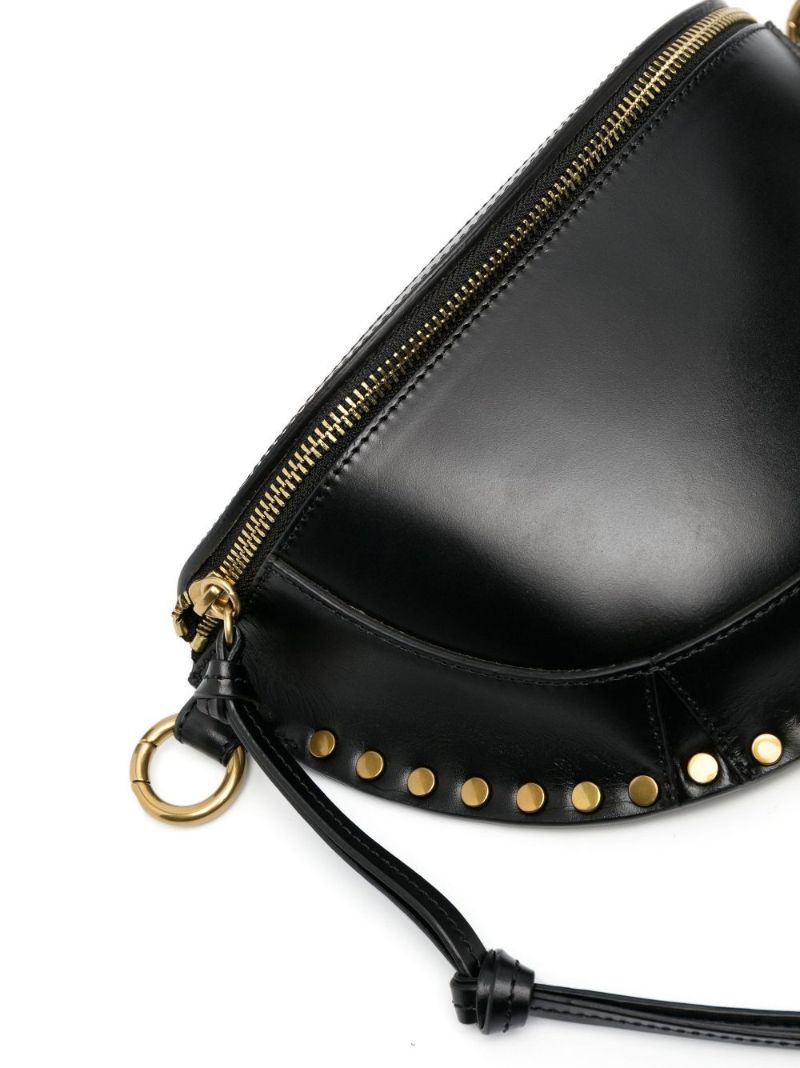 Black Skano Leather Belt Bag