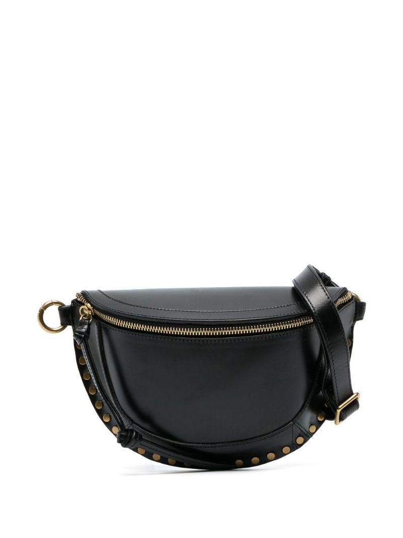Black Skano Leather Belt Bag