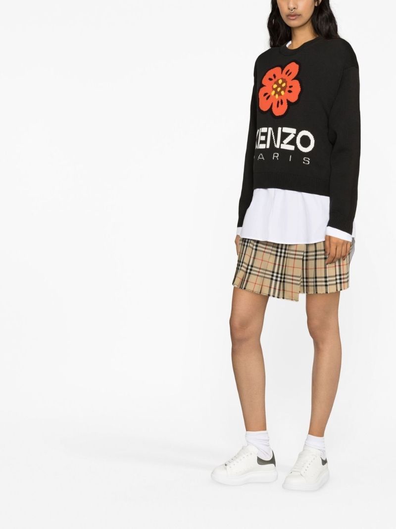 Black Boke Flower Sweater