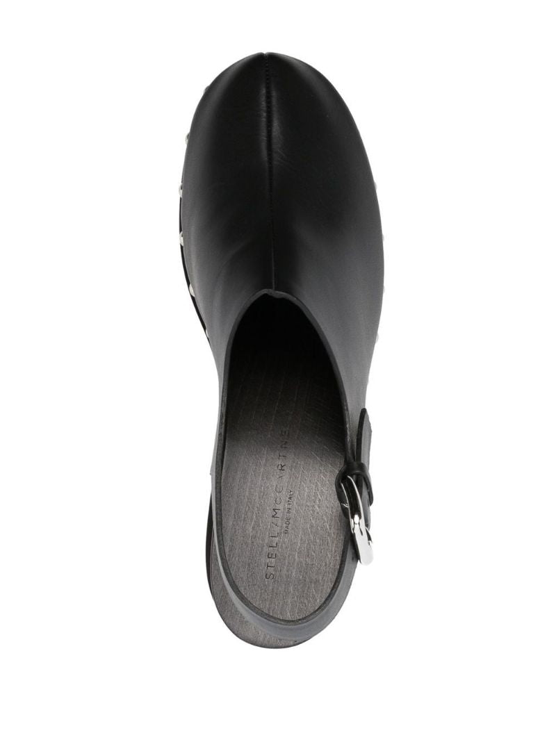 Black Elyse 105 Wedge Clogs