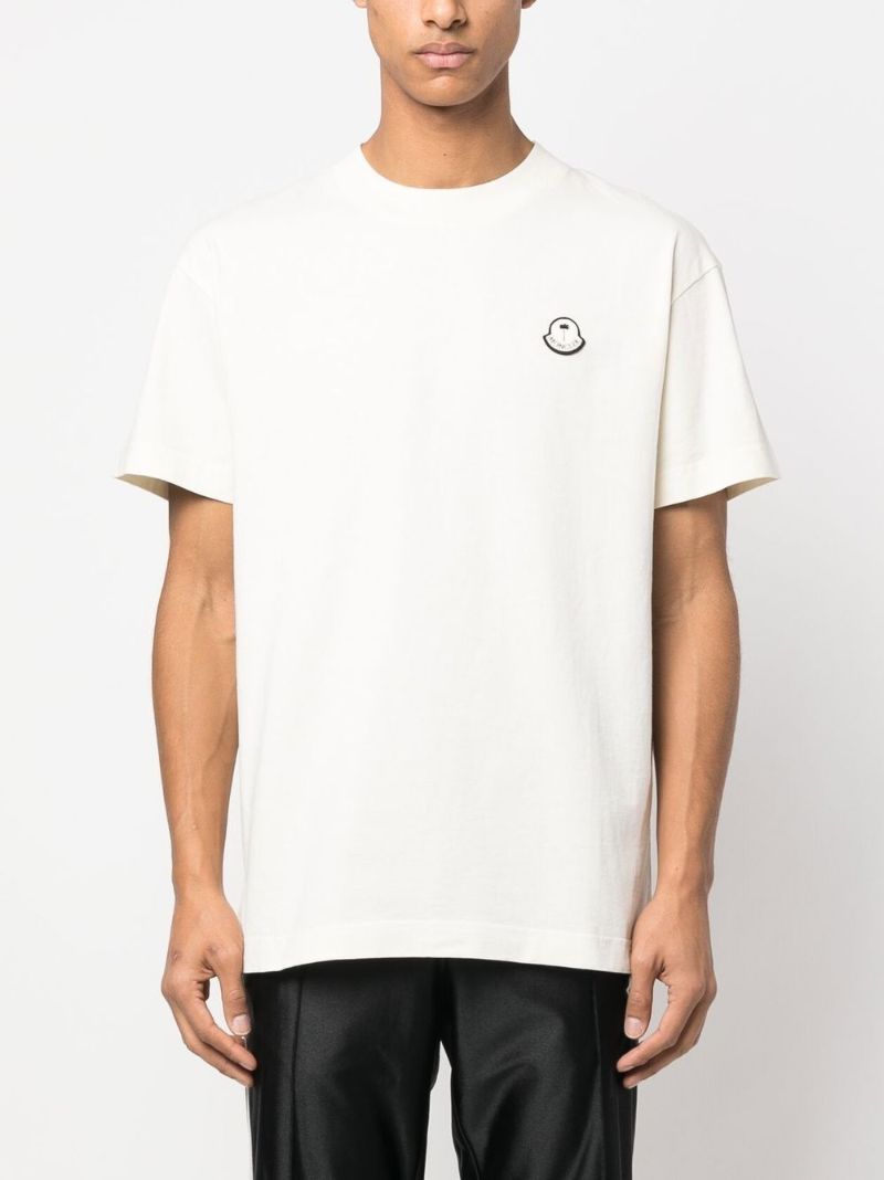 White Logo-patch Short-sleeved T-shirt