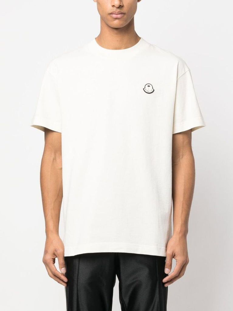 White Logo-patch Short-sleeved T-shirt