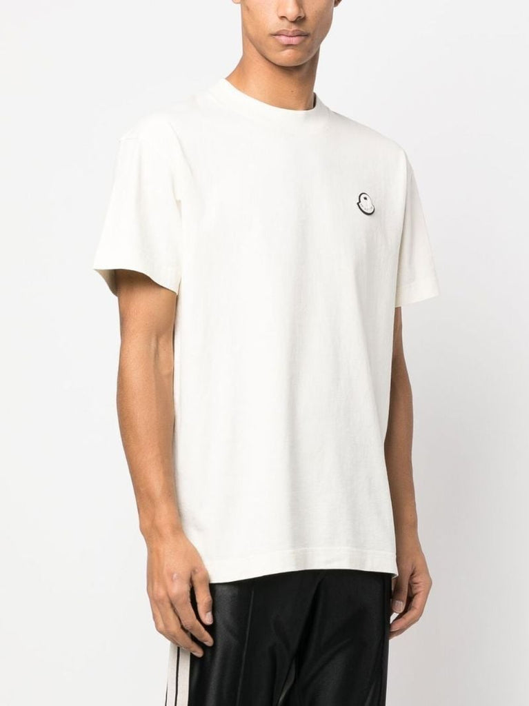 White Logo-patch Short-sleeved T-shirt