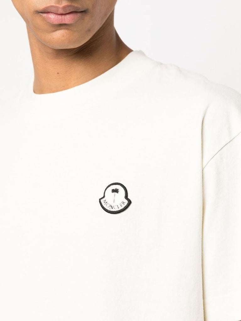 White Logo-patch Short-sleeved T-shirt