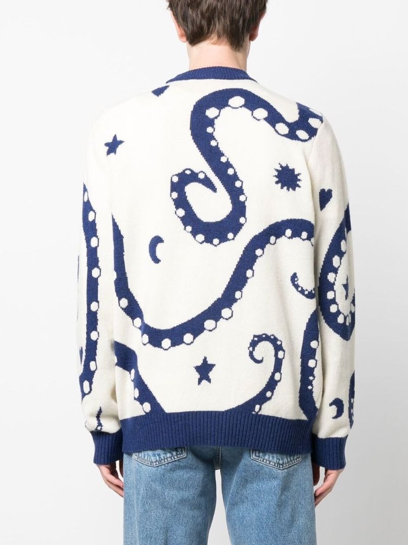 Blue Wool Kraken Jumper