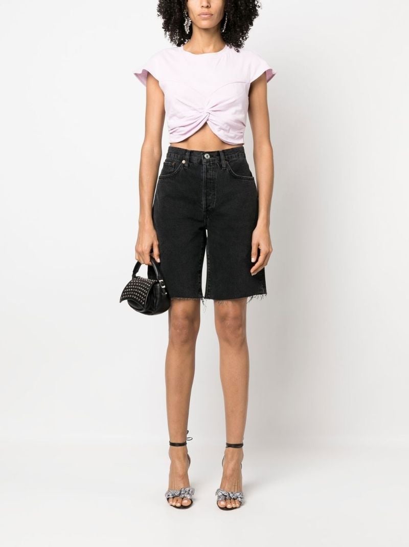 Pink Zineae Organic Cotton Crop Top