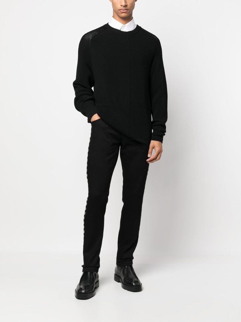 Black Mid-rise Skinny Jeans