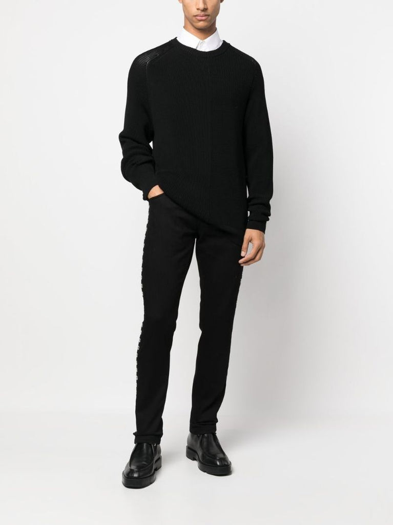 Black Mid-rise Skinny Jeans