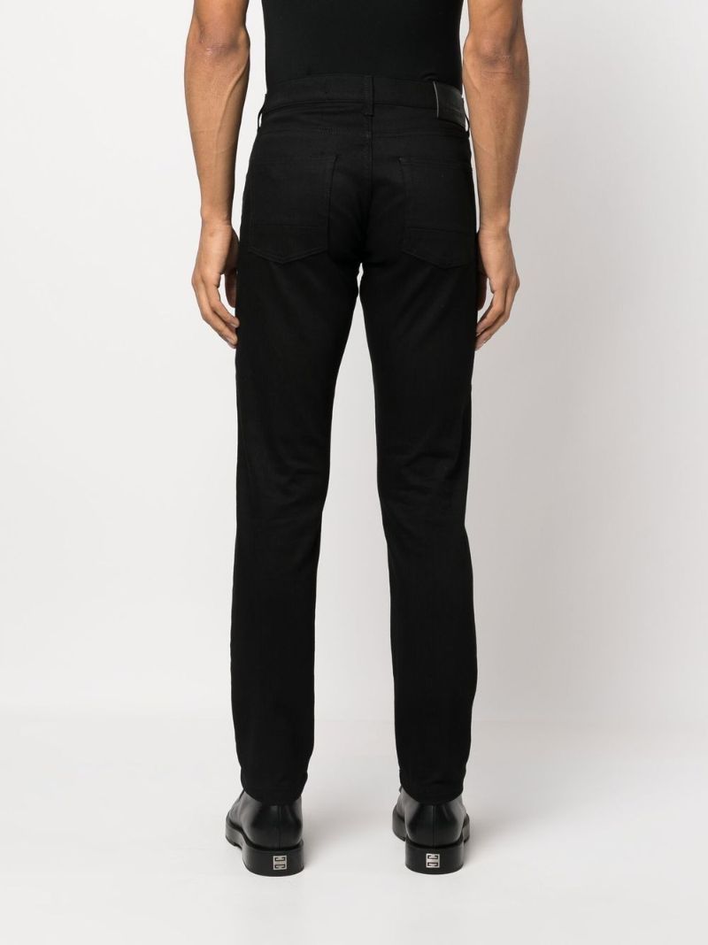 Black Mid-rise Skinny Jeans