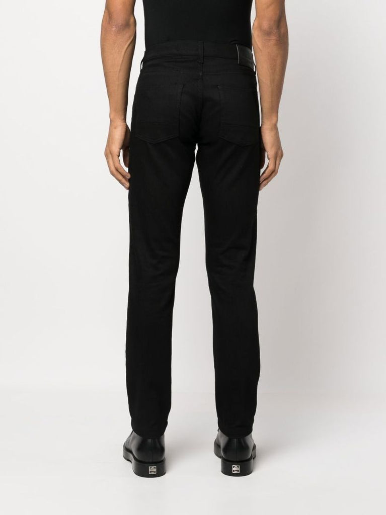 Black Mid-rise Skinny Jeans