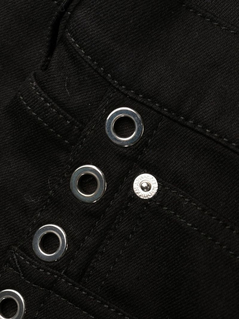 Black Mid-rise Skinny Jeans