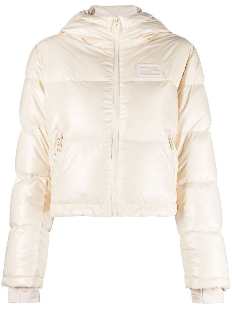 Neutral Logo Puffer Jacket