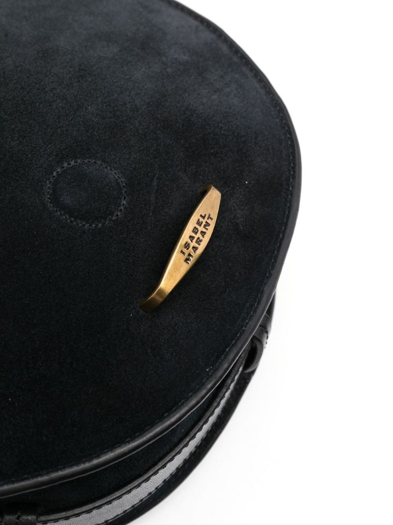 Black Suede Satchel Bag