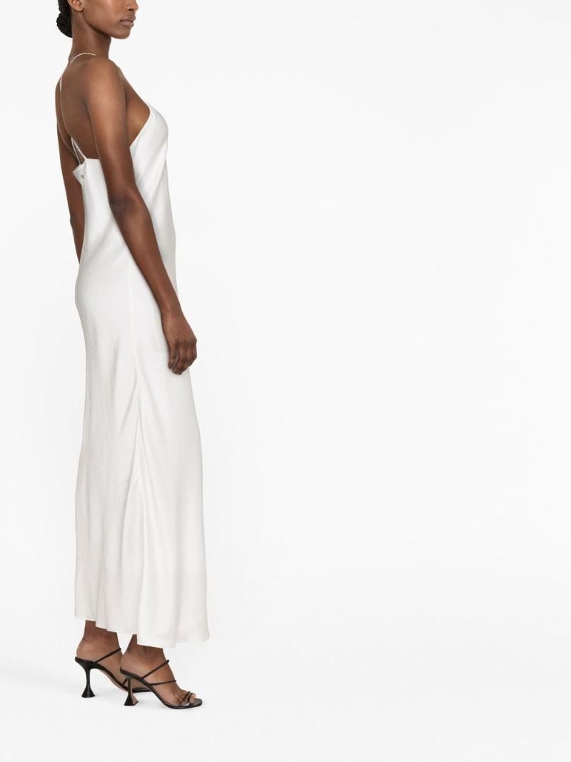 White Satin Slip Dress