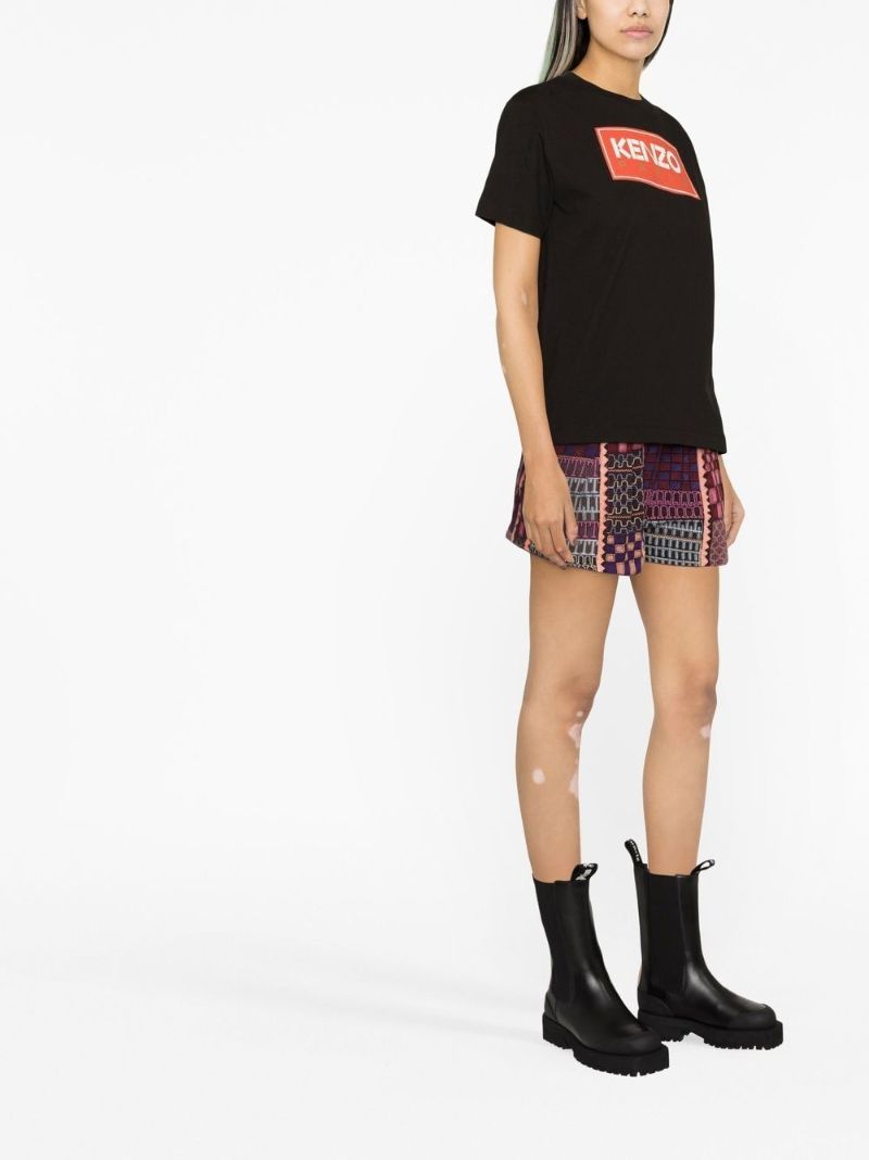 Black Logo Print T-shirt