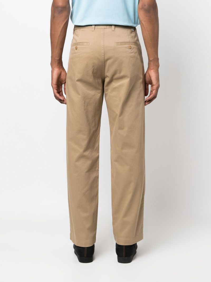 Beige Stefan Straight-leg Trousers