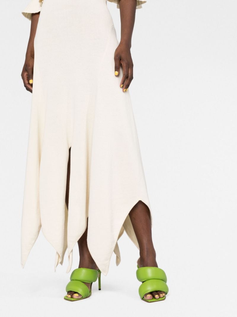 Neutral Knitted Midi Dress