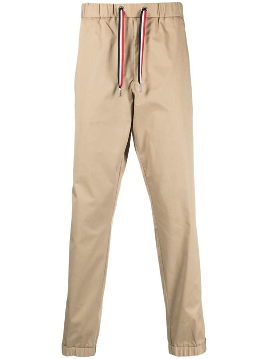 Neutral Logo AppliquÃ_x0083_Â© Drawstring Trousers