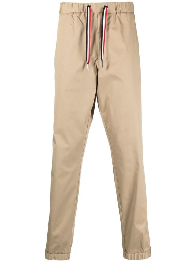 Neutral Logo AppliquÃ_x0083_Â© Drawstring Trousers
