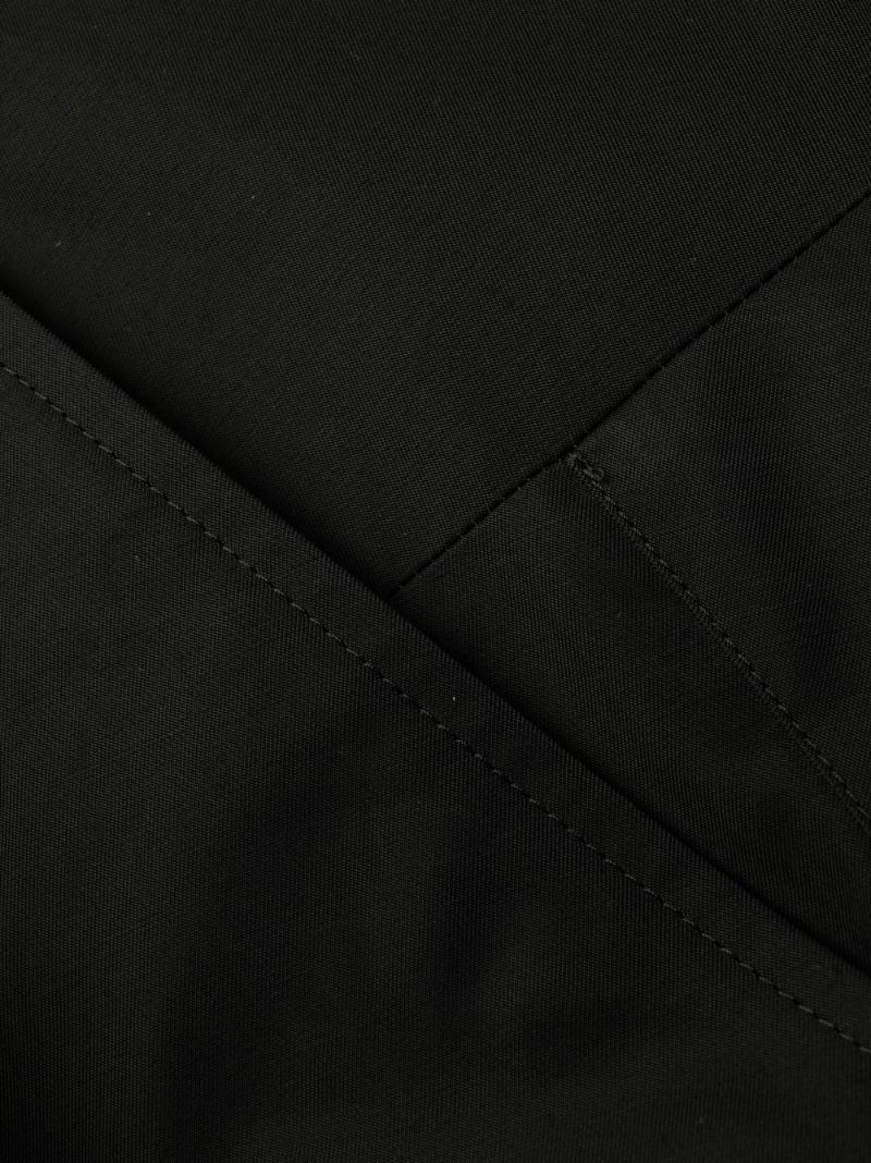 Black Straight-leg Cargo Trousers