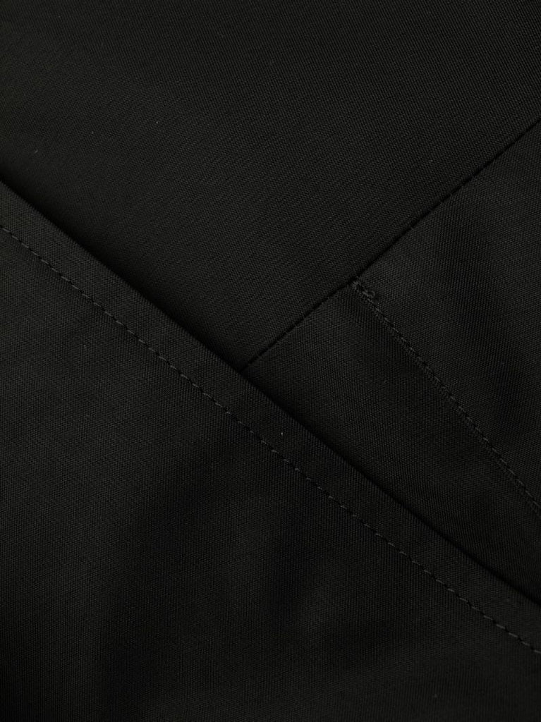 Black Straight-leg Cargo Trousers