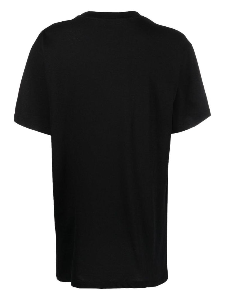 Black Vintage Logo Print T-shirt