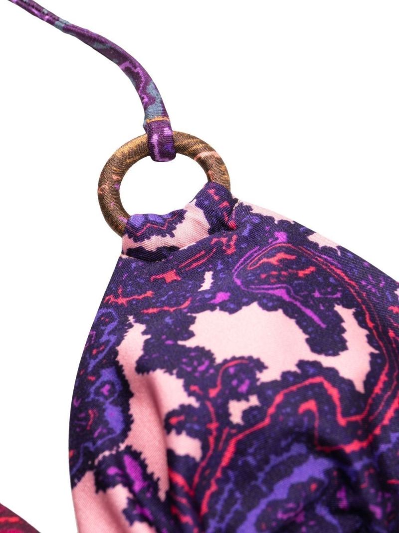 Pink Tiggy Paisley Print Bikini