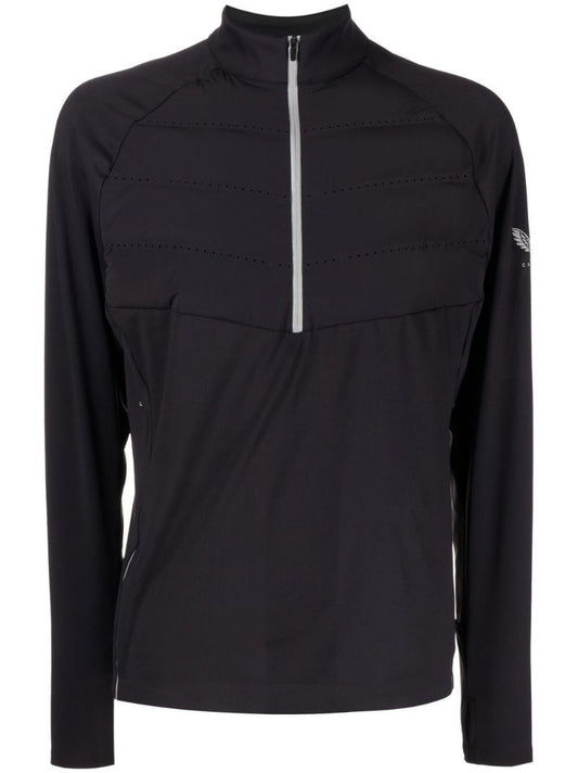 Black Onyx Quilted Track Jacket