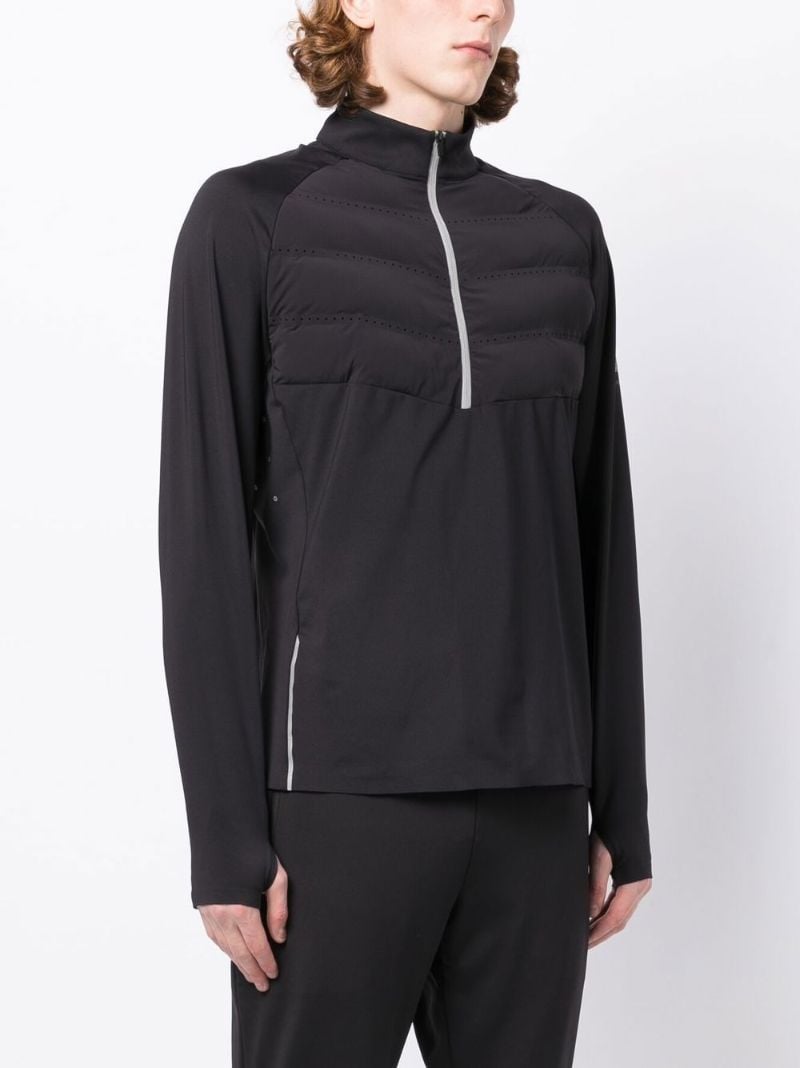 Black Onyx Quilted Track Jacket