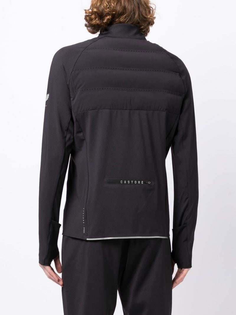 Black Onyx Quilted Track Jacket