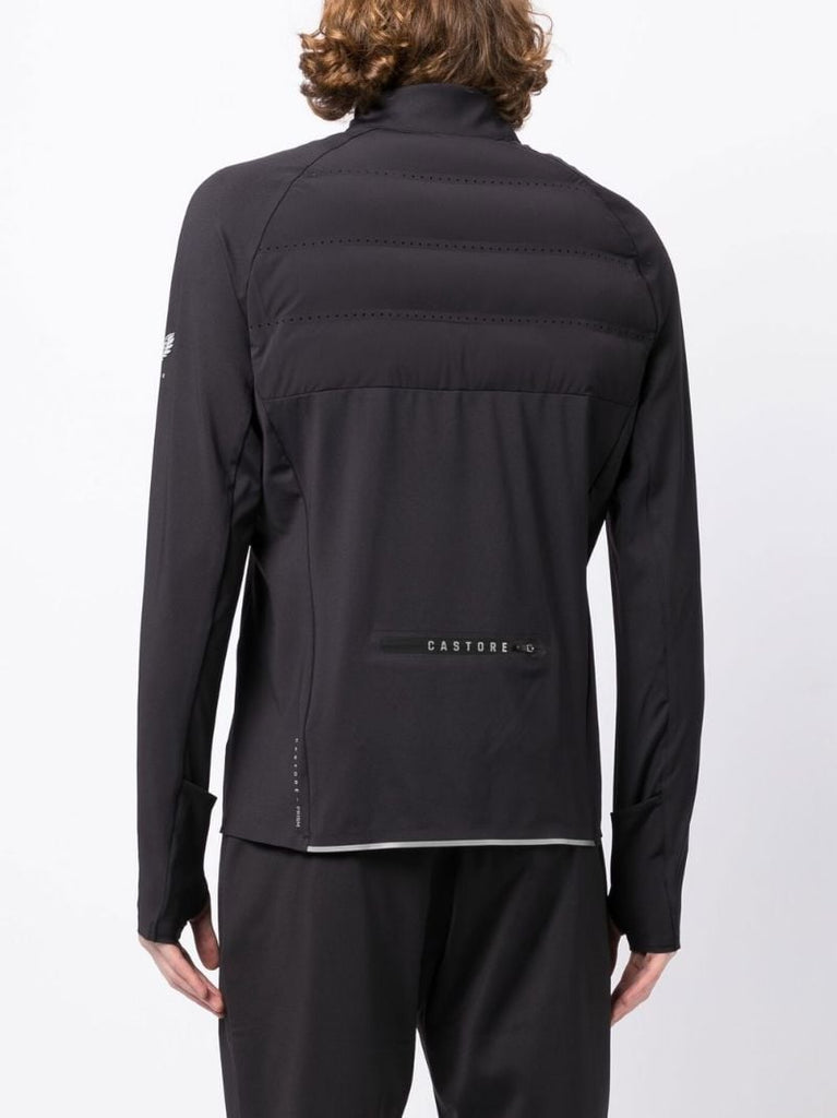 Black Onyx Quilted Track Jacket