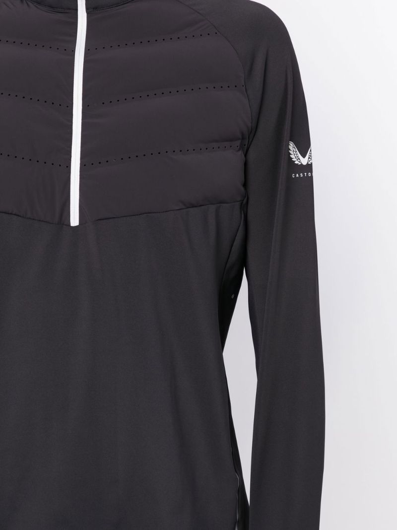 Black Onyx Quilted Track Jacket
