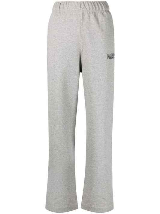 Grey Logo-embroidered Track Pants