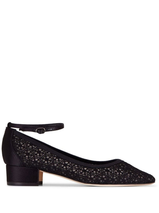 Black Listana 30 Lace Pumps