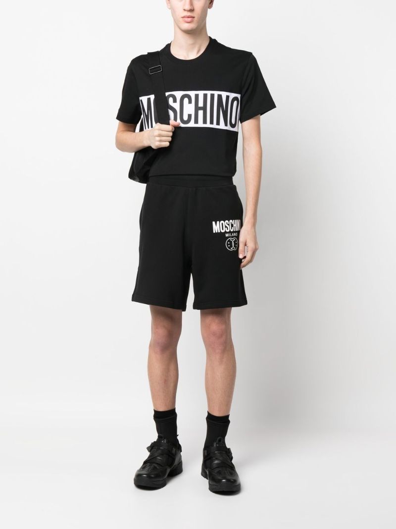 Black Logo Print Organic Cotton T-shirt